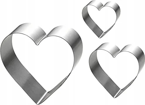 Fejpánt Tortaforma Szív Alakú Szív Valentin Napi Tortaforma 3db