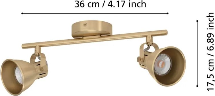 Eglo SERAS 900171 Spotlámpa 2x3W/GU10 IP20
