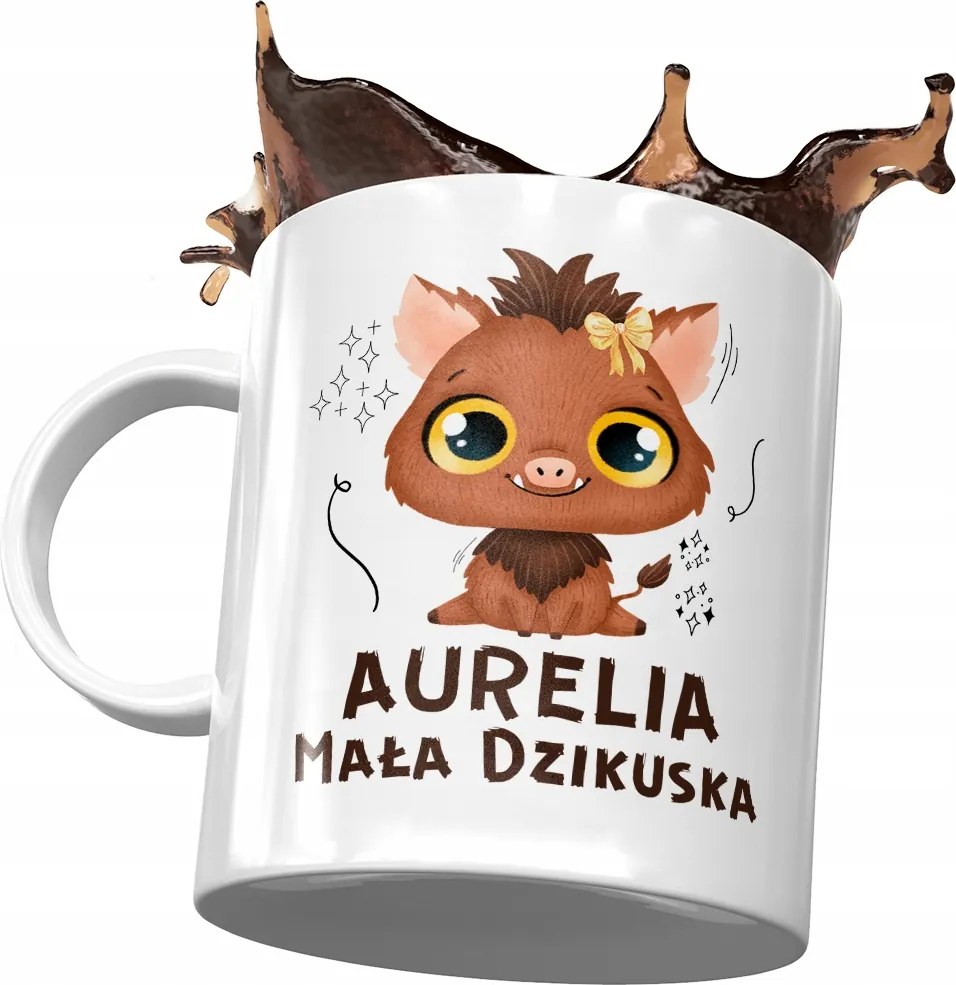 Aurelia Születésnapi Bögre Névnapi Ajándék Nyomtatott Fotóval