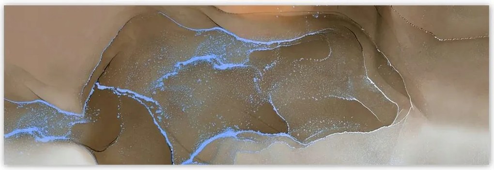 Poszterek 200x66 Márvány mozaik Bronz