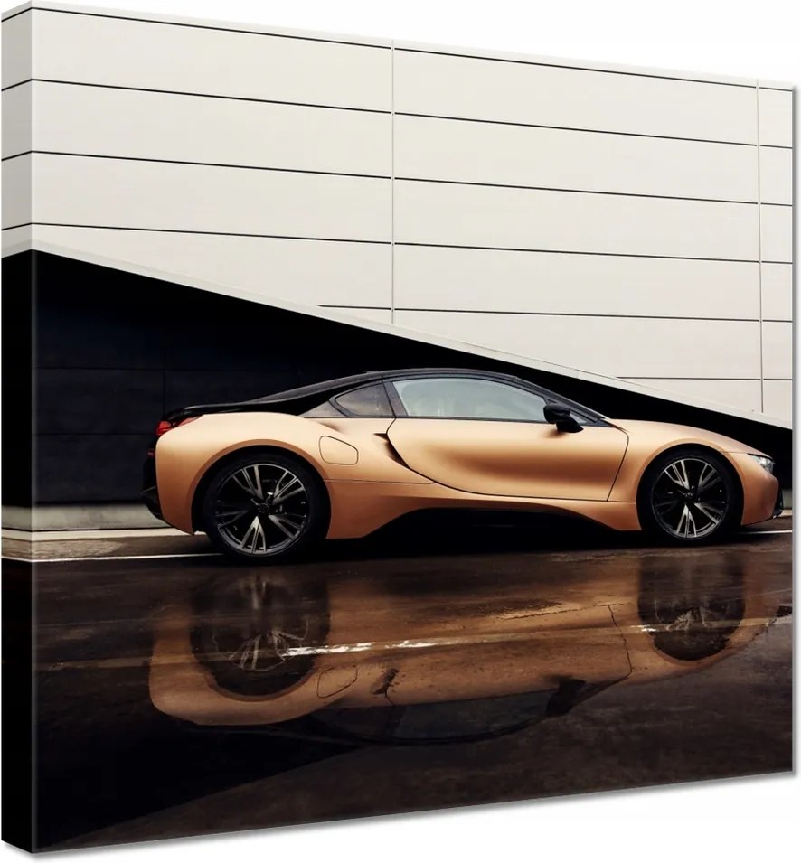 Vászonkép 60x60 Arany Bmw Autó