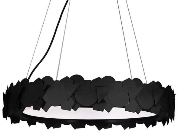 LED Csillár zsinóron SOHO 1xLED/24W/230V fekete