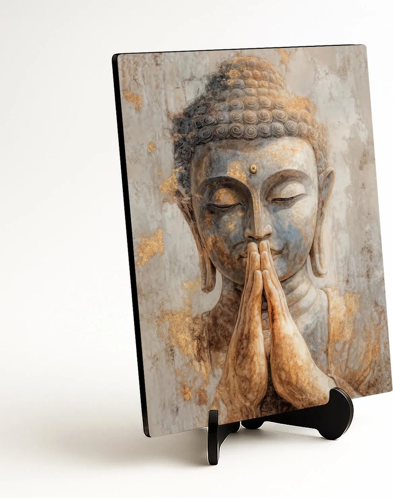 DUBLEZ | Fából készült kép - Buddha | Prémium UV nyomtatás