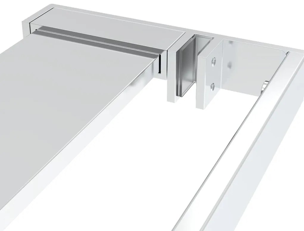 Króm alumínium zuhanypolc walk-in zuhanyfalhoz 80 cm