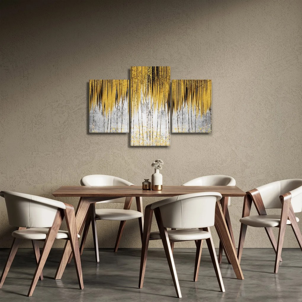 Kép - Arany vonalak (90x60 cm)