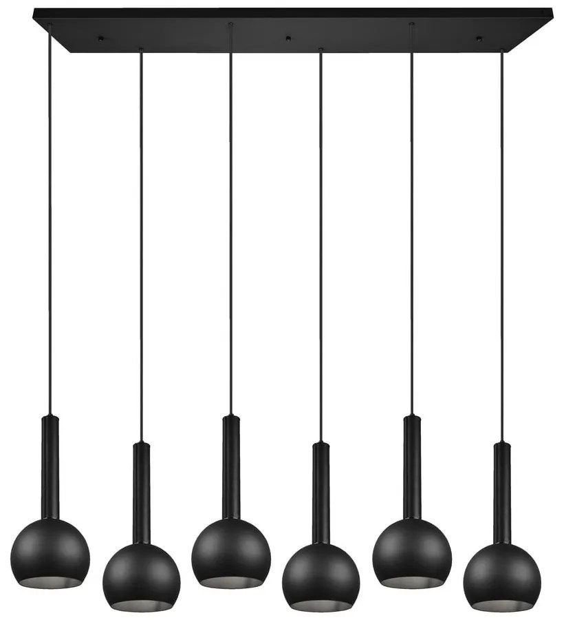 Fekete függőlámpa Ciliana – CINQUE