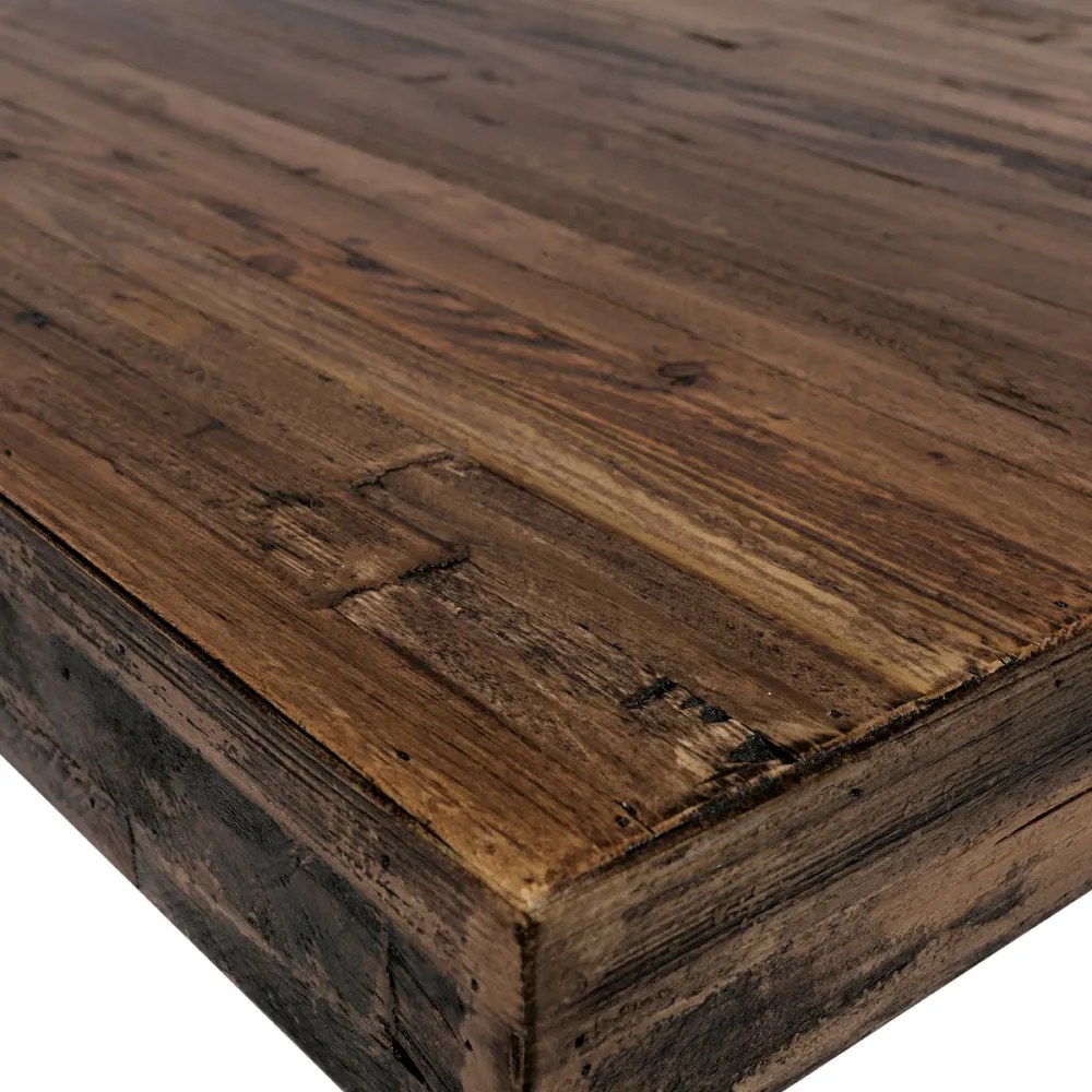 Masă de luat masa modernă în Ebony închis. Dimensiuni: 180x90x76 cm.