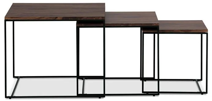 Dohányzóasztal 60×60 cm, MDF, Dió. AF-3008 WAL