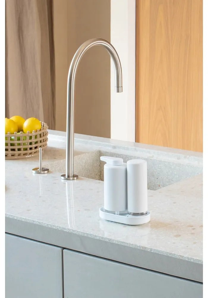 Fehér műanyag mosogatóeszköz tartó SinkStyle – Brabantia