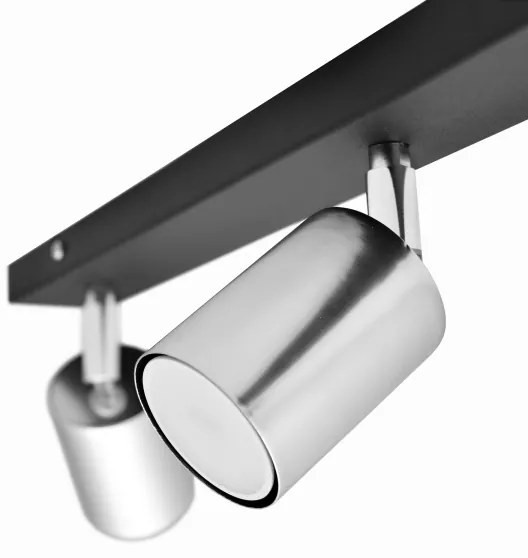 LED Spotlámpa TUNE 3xGU10/4,8W/230V matt króm/fekete