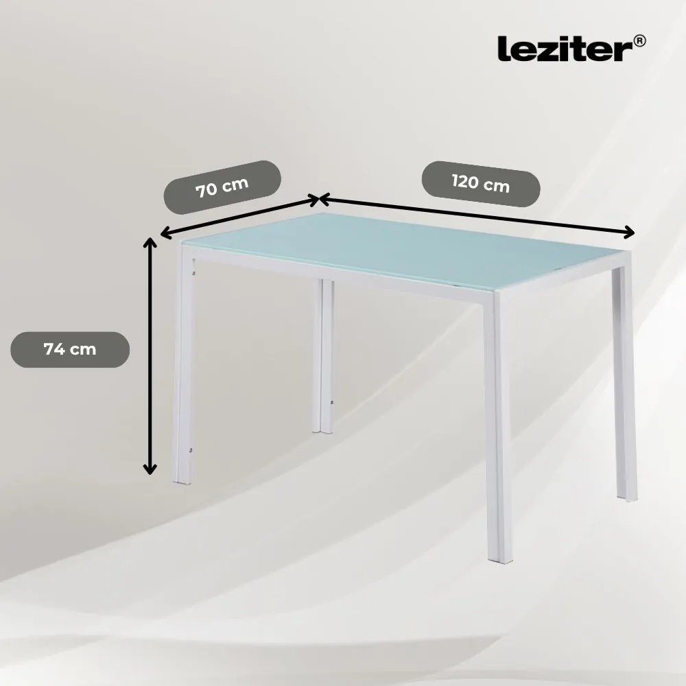 Liva 4+1 étkező garnitúra fehér-fehér