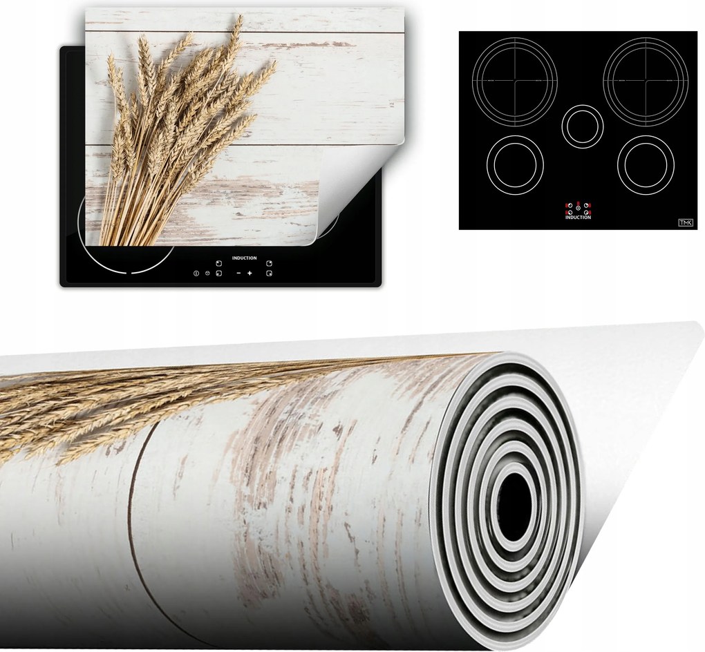 Vinyl Szőnyeg A Konyhába Több Hely 70x52 gabona fa