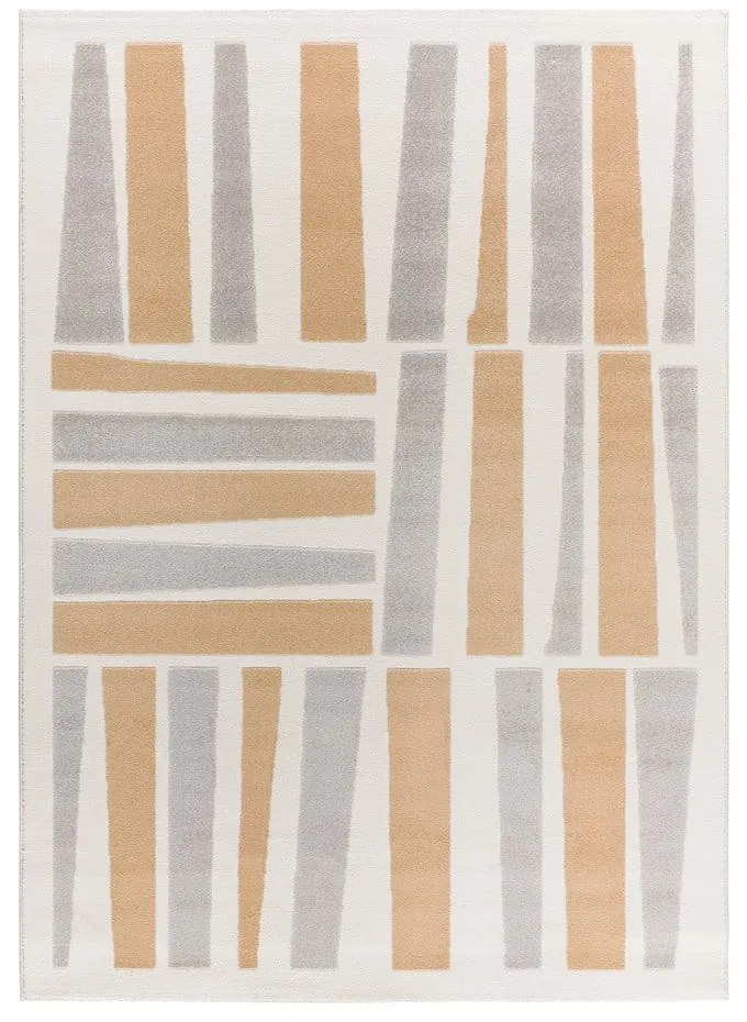 Világosszürke-krémszínű szőnyeg 160x230 cm Flora – Universal