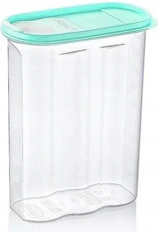 Konyhai Tároló Ömlesztett élelmiszerek kávé cukor só tészta 2,4L