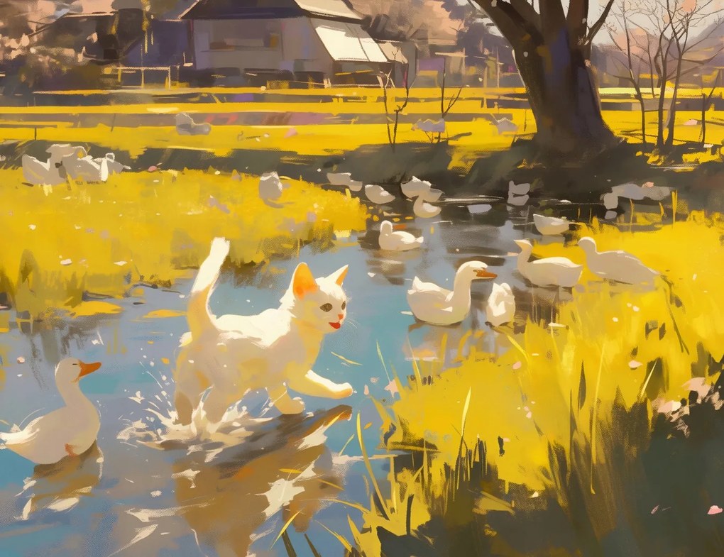 Poszter 65x50cm Nap a vidéken