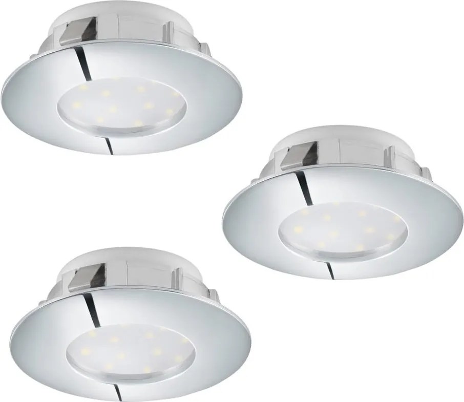 Eglo 95808 - SZETT 3x LED beépíthető lámpa PINEDA LED/6W/230V