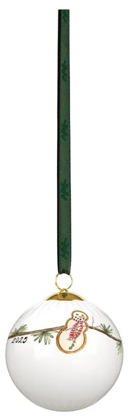 Porcelán karácsonyfadísz ø 6 cm Hammershøi Christmas Bauble 2025 – Kähler Design