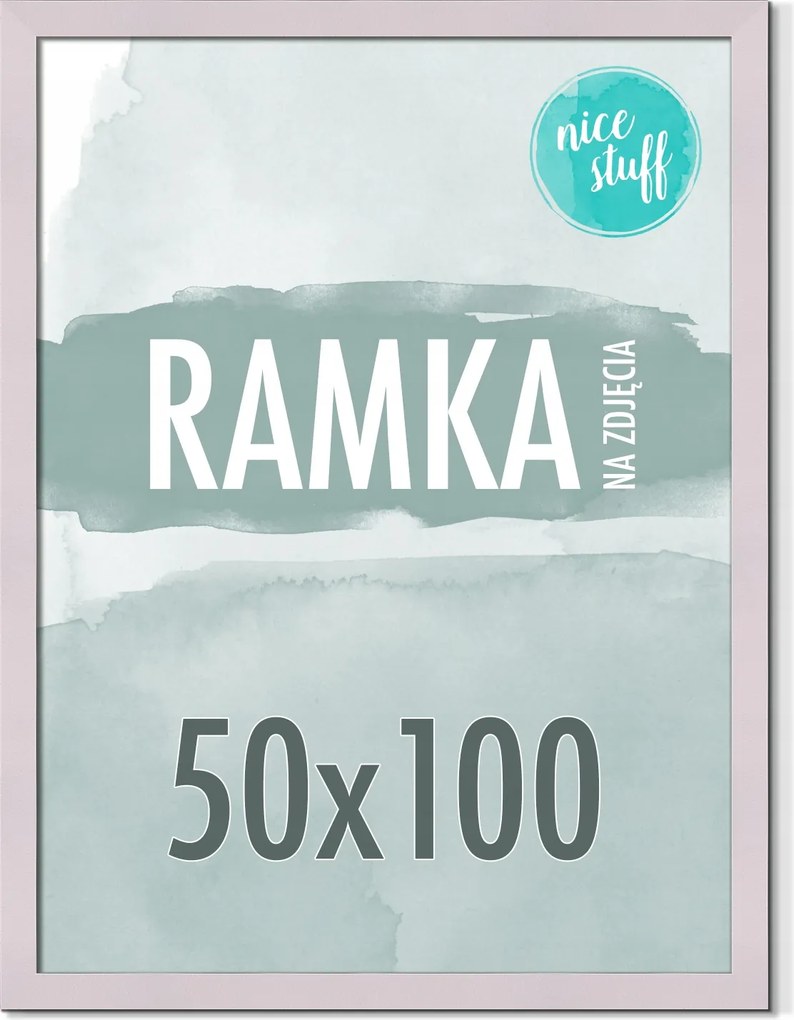 Képkeret 50x100 Képkeret 100x50 Képkeret púder lila