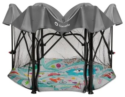 Lionelo - Játszókarám ROEL PLUS Szürke, többszínű