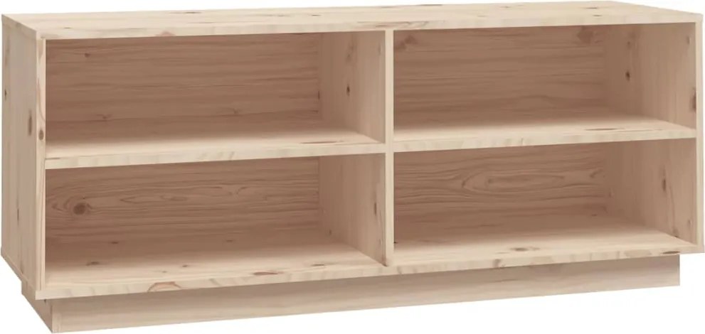 vidaXL tömör fenyőfa cipőszekrény 110 x 34 x 45 cm