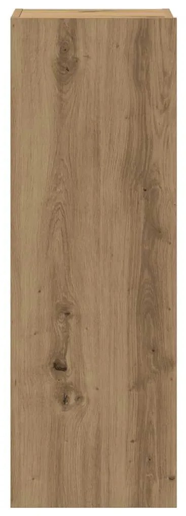 fali TV szekrények 3 db kézműves tölgy szerelt fa