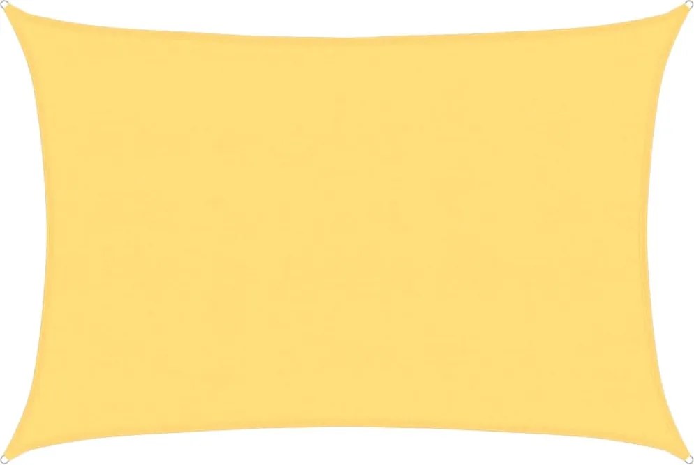 vidaXL bézs HDPE napvitorla 160 g/m² 5 x 7 m