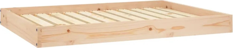 vidaXL tömör fenyőfa kutyaágy 101,5x74x9 cm