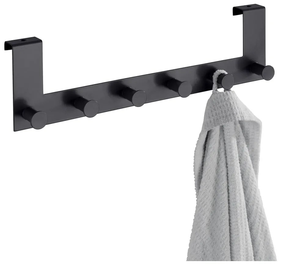 Fekete fém ajtófogas 39 cm Celano – Wenko
