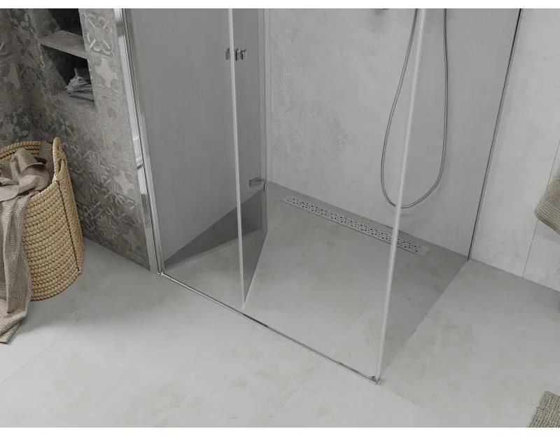 Mexen Lima zuhanykabin 70x120cm, 6mm üveg, króm profil-átlátszó üveg, 856-070-120-01-00