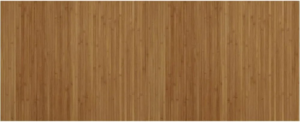 vidaXL négyszögletű barna bambusz szőnyeg 80 x 200 cm
