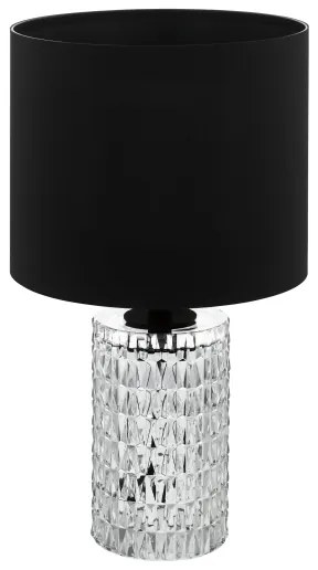 Eglo 39979 - Asztali lámpa SAPUARA 1xE27/40W/230V fekete