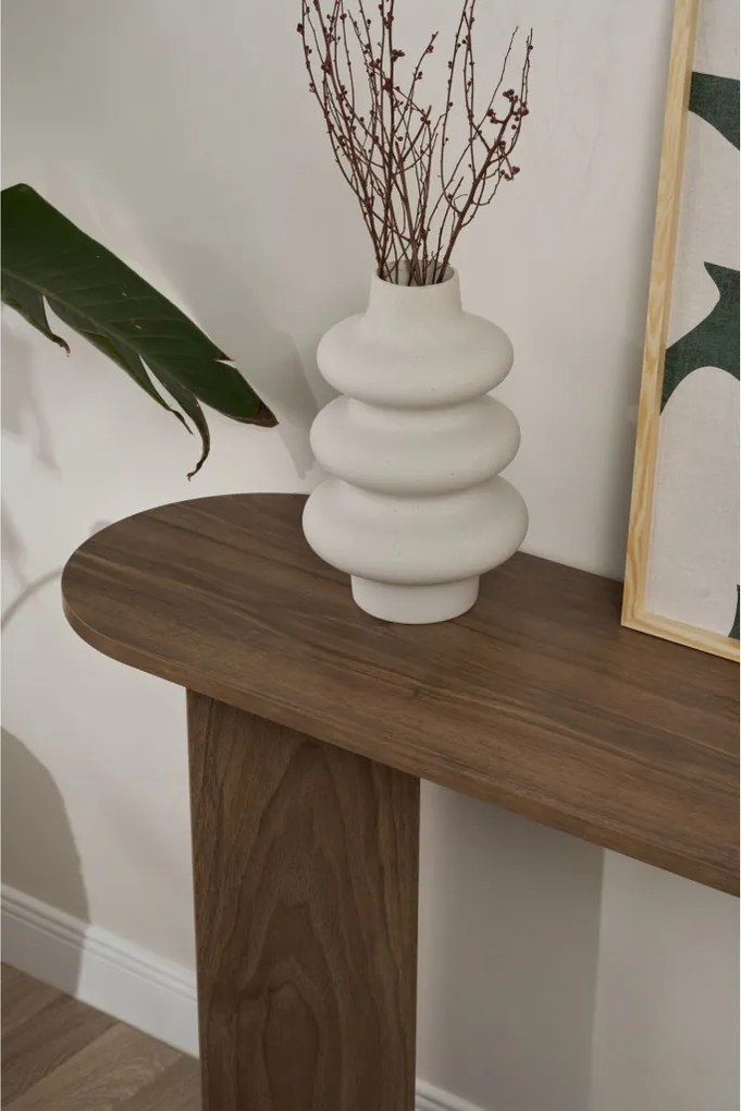 Konzolasztal, dió 150x35x75 cm