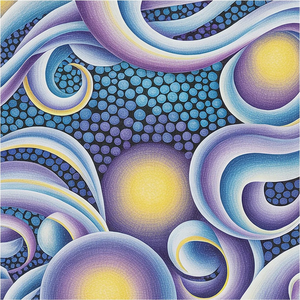 Dekoratív fotótapéta Falra Könnyű összeszerelés Színes örvények 250x250 Ragasztó