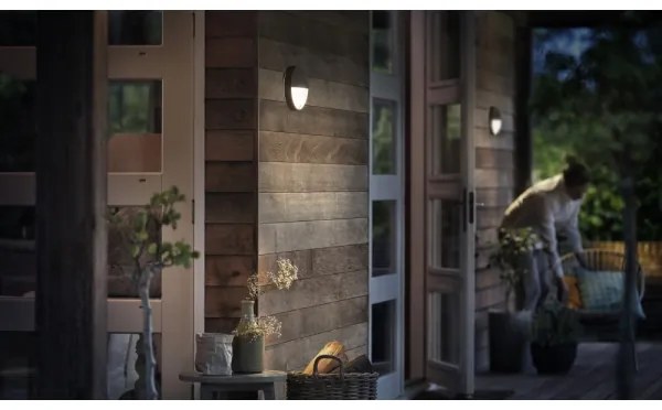 Philips 16456/93/16 - LED Kültéri lámpa érzékelővel CAPRICORN LED/6W IP44