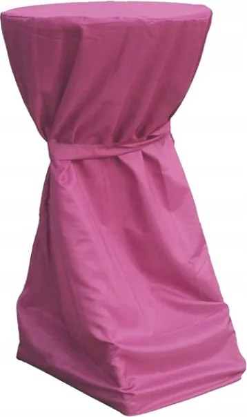 Abrosz Bárasztal Huzat Vendéglátóipari Bankett Kerek 80cm Piros