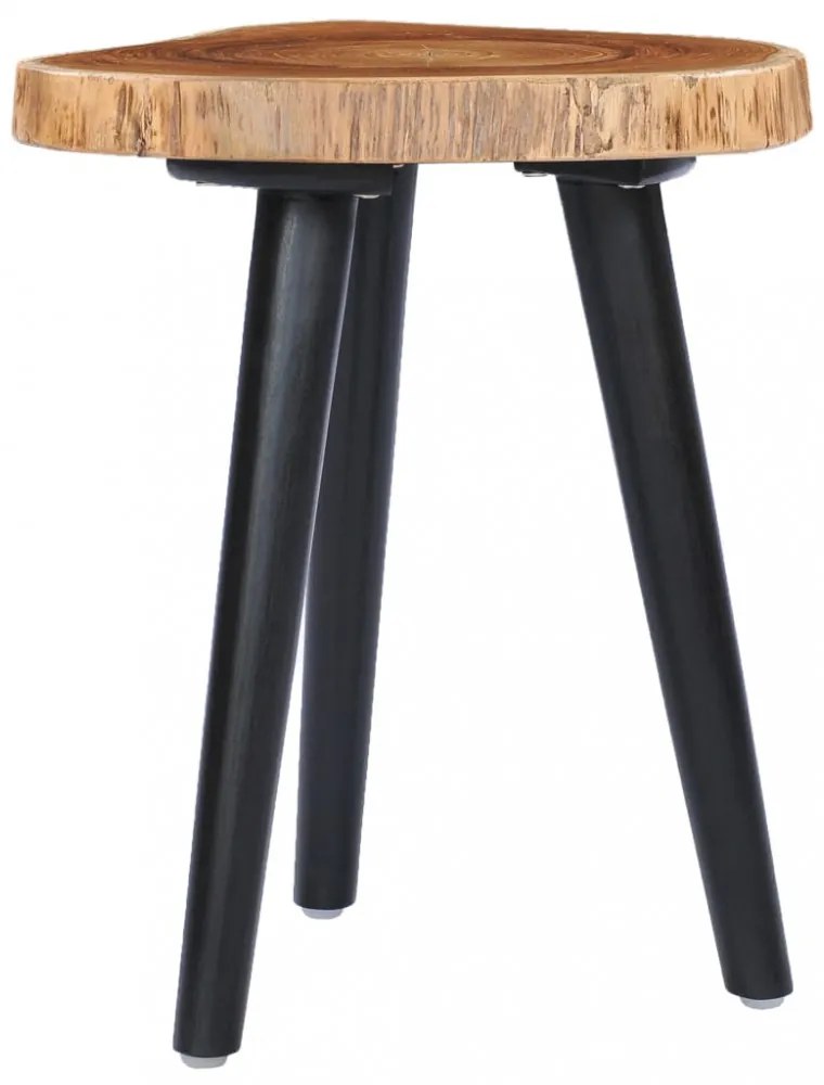 tömör tíkfa dohányzóasztal 40 x 45 cm