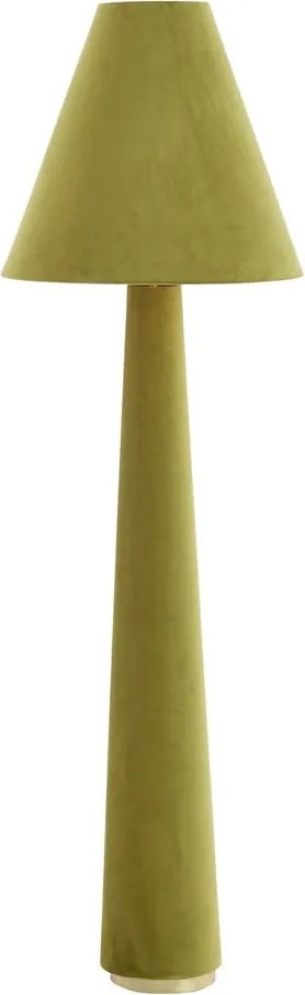 Zöld állólámpa textil búrával (magasság 168 cm) Devia – Light &amp; Living