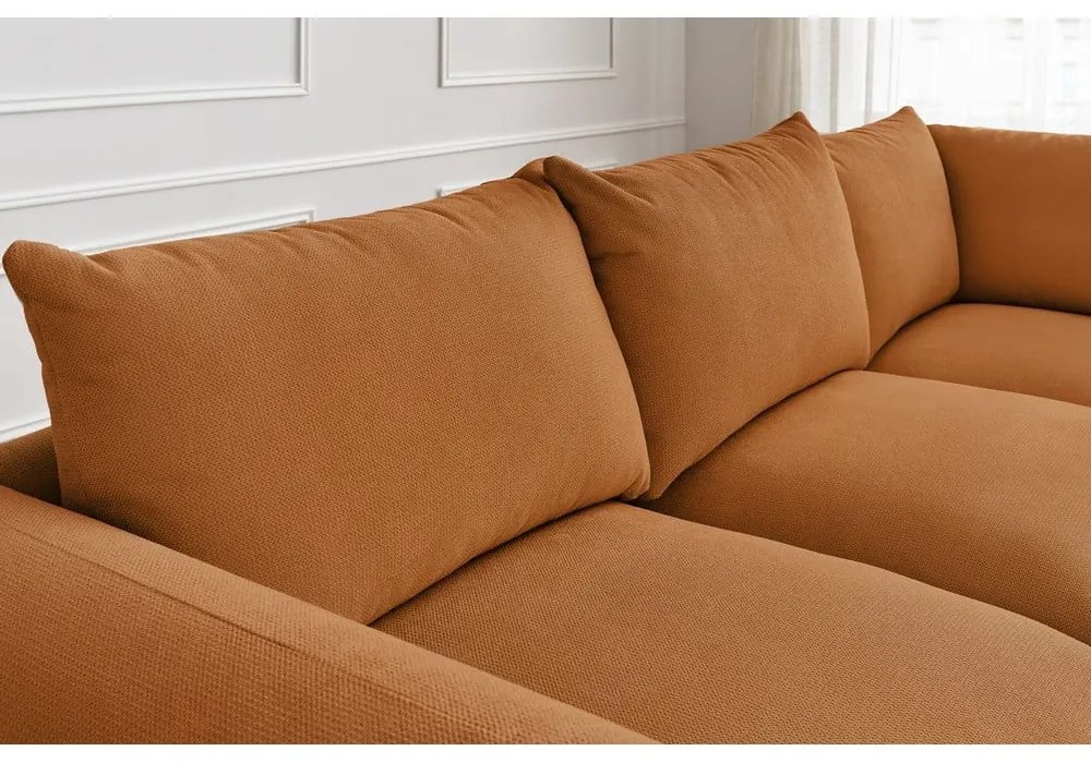 Narancssárga sarokkanapé Ernest – Bobochic Paris