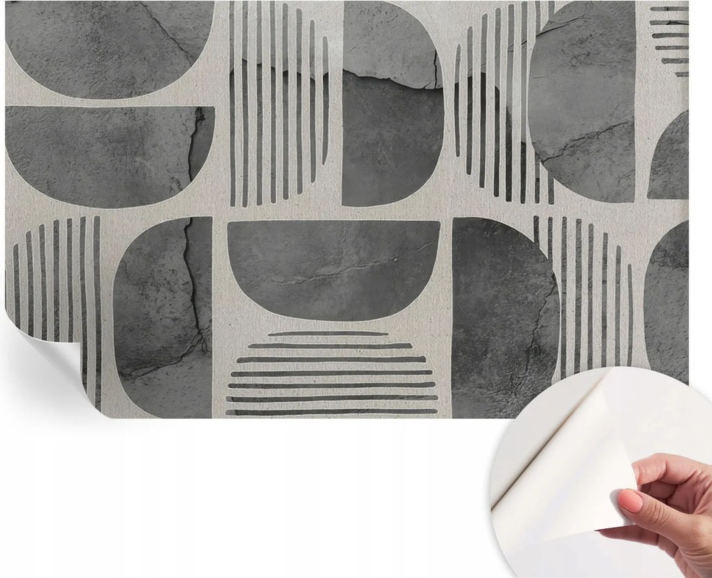 Dekoratív öntapadós fotótapéta irodába Geometriai formák 416x254