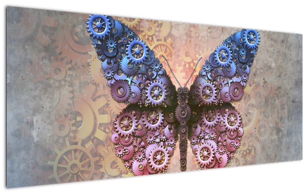 Kép - Steampunk pillangó (120x50 cm)