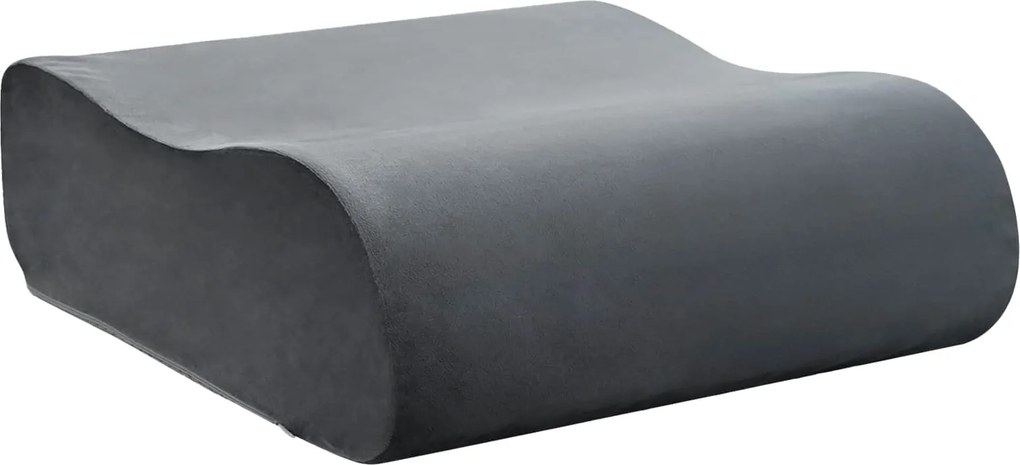 vidaXL Ülőpárna Egyszínű Szürke 40 x 40 x 13 cm PU hab