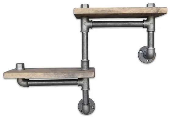 Fali polc BORURAF 30x55 cm fenyő