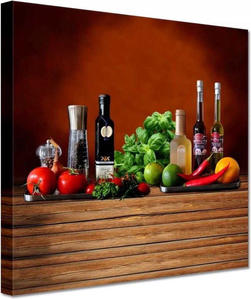 Festmények 20x20 Fűszerek a konyhába