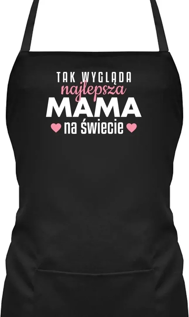 Így néz ki a világ legjobb anyukája Ajándék Kötény Anyukáknak