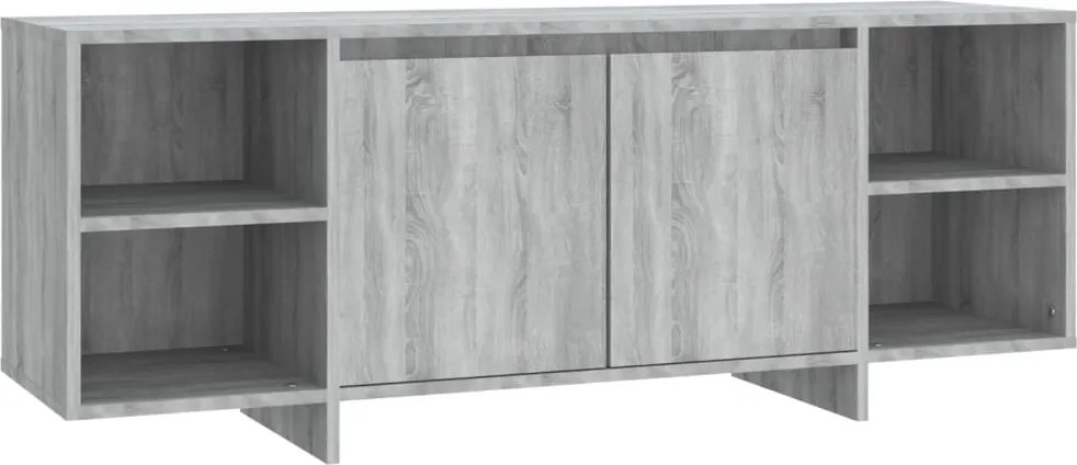vidaXL szürke sonoma színű szerelt fa TV-szekrény 130 x 35 x 50 cm