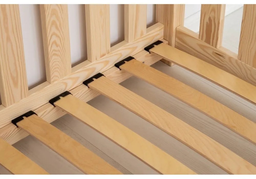 Natúr színű borovi fenyő gyerekágy 90x200 cm CPN – Adeko