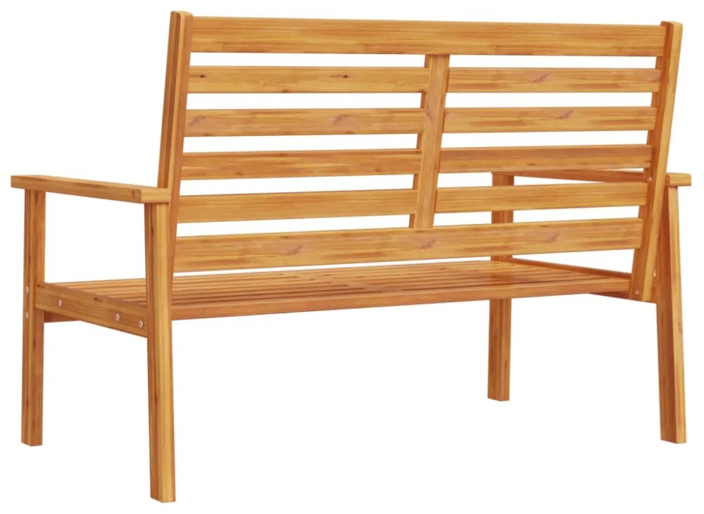 tömör akácfa kerti kanapé 120 cm