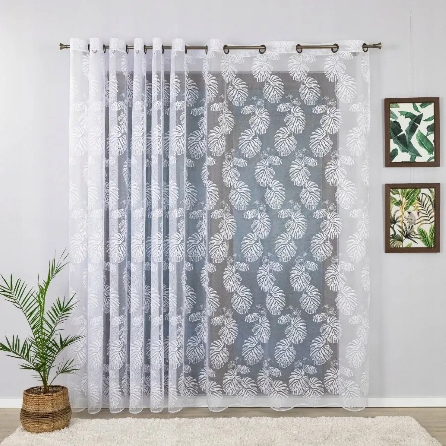 Függöny Átvezetőkkel Hosszú Levél Monstery 450x225