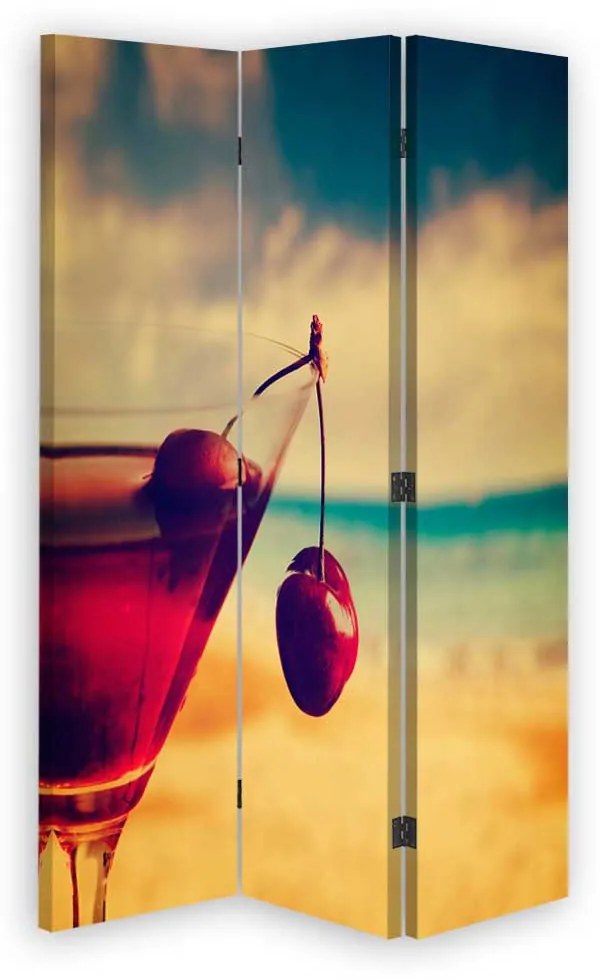 Gario Paraván Cherry drink Méret: 145 x 170 cm, Kivitelezés: Forgó paraván 360°