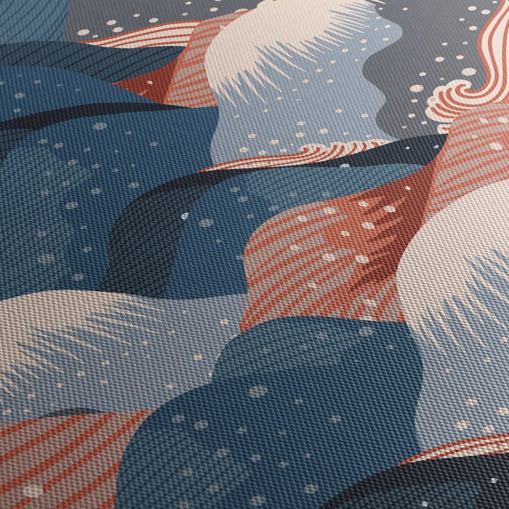 Kép - Japán hullámok (120x50 cm)